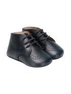 Gallucci Blue Shoes Kids With Laces Gallucci Blue Shoes Kids With Laces - Unica