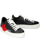 Dsquared2 Leather Platform Sneakers Dsquared2 Leather Platform Sneakers - black