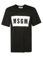 MSGM Chest Logo Print T-shirt MSGM Chest Logo Print T-shirt - Black