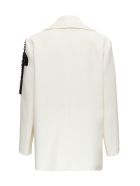 Patou Blazer Con Dettaglio Logo Su Spalla Patou Blazer Con Dettaglio Logo Su Spalla - White