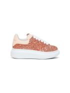 Alexander McQueen Big Sole Sneakers In Glittered Leather Alexander McQueen Big Sole Sneakers In Glittered Leather - Pink