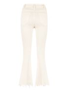 Mother The Hustler Ankle Fray Cropped-fit Jeans Mother The Hustler Ankle Fray Cropped-fit Jeans - panna