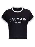 Balmain T-shirt With Logo Balmain T-shirt With Logo - White/black
