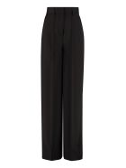 MSGM Wool Wide-leg Trousers MSGM Wool Wide-leg Trousers - black