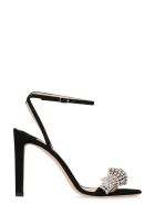 Jimmy Choo Thyra Suede Sandals Jimmy Choo Thyra Suede Sandals - black