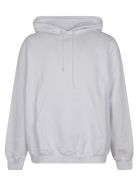 MSGM Logo Printed Hoodie MSGM Logo Printed Hoodie - White