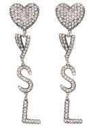 Saint Laurent Earrings Saint Laurent Earrings - Argent Oxyde Crystal