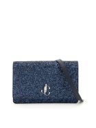 Jimmy Choo Palace Jc Glitter Bag Jimmy Choo Palace Jc Glitter Bag - NAVY