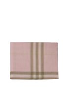 Lightweight Check Wool Silk Scarf Burberry Lightweight Check Wool Silk Scarf - Beige