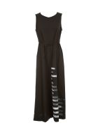 Maria Calderara Dress W/s Crew Neck Hand Painted Cotton Maria Calderara Dress W/s Crew Neck Hand Painted Cotton - Black Milk