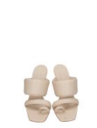 Perni Sandals In Beige Leather Gia X Pernille Teisbaek Perni Sandals In Beige Leather - Beige