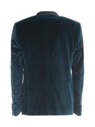 Emanuel Ungaro Velvet Smoking Jacket W/scialle Neck Emanuel Ungaro Velvet Smoking Jacket W/scialle Neck - Cobalt