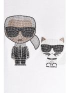 Karl Lagerfeld 'karl & Choupette' T-shirt Karl Lagerfeld 'karl & Choupette' T-shirt - White
