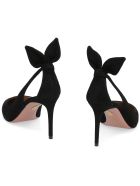 Aquazzura Deneuve Suede Ponty-toe Pumps Aquazzura Deneuve Suede Ponty-toe Pumps - black