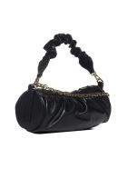 MANU Atelier Ruched Cylinder Leather Bag MANU Atelier Ruched Cylinder Leather Bag - Black