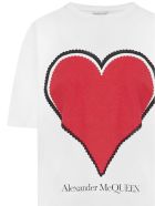 Alexander McQueen Love Heart T-shirt Alexander McQueen Love Heart T-shirt - White