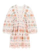 Brighton Mini Dress With Embroideries Zimmermann Brighton Mini Dress With Embroideries - Multicolor