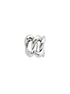 Alexander McQueen Chain And Skull Ring Alexander McQueen Chain And Skull Ring - Argento