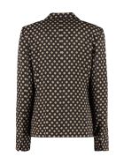 MICHAEL Michael Kors Printed Double Breasted Blazer MICHAEL Michael Kors Printed Double Breasted Blazer - black