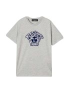 Young Versace Gray T-shirt Young Versace Gray T-shirt - Grigio