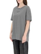 N.21 Striped T-shirt With Logo Pocket N.21 Striped T-shirt With Logo Pocket - RIGATO BIANCO NERO (White)