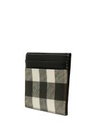 Burberry Kier - Check E-canvas And Leather Card Case Burberry Kier - Check E-canvas And Leather Card Case - Dark Birch Brown