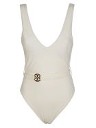 Tory Burch Miller Plunge One-piece Bodysuit Tory Burch Miller Plunge One-piece Bodysuit - Ivory