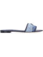 Dolce & Gabbana Denim Flat Sandals Dolce & Gabbana Denim Flat Sandals - Denim