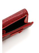 Marco de Vincenzo Crystal Wallet With Chain Marco de Vincenzo Crystal Wallet With Chain - SIAM FRAGOLA RUB (Red)