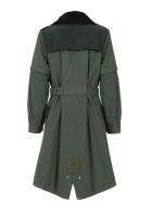 Nick Wooster Capsule Unisex Trench With Lamb Fur Mr & Mrs Italy Nick Wooster Capsule Unisex Trench With Lamb Fur - DARK LONDON GREEN / LONDON GREEN / VERDONE