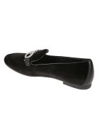 Salvatore Ferragamo Embellished Logo Loafers Salvatore Ferragamo Embellished Logo Loafers - Black