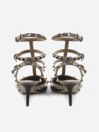 Valentino Dècolletè Rockstud In Pelle Con Cinturino Alla Caviglia Valentino Dècolletè Rockstud In Pelle Con Cinturino Alla Caviglia - Nero