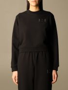 Mcq Sweatshirt Mcq Crewneck Sweatshirt In Cotton With Logo McQ Alexander McQueen Mcq Sweatshirt Mcq Crewneck Sweatshirt In Cotton With Logo - Black