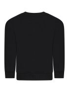 Givenchy Black Sweatshirt For Kids With Logo Givenchy Black Sweatshirt For Kids With Logo - Nero