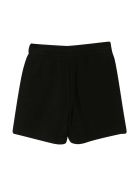 Moschino Black Teen Bermuda With Logo Moschino Black Teen Bermuda With Logo - Nero