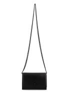 Alexander McQueen Leather Clutch With Strap Alexander McQueen Leather Clutch With Strap - black