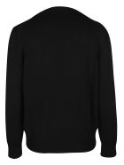 Alexander McQueen Black Wool Jumper Alexander McQueen Black Wool Jumper - BLACK WHITE