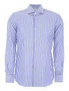 Mazzarelli Striped Shirt Mazzarelli Striped Shirt - RIGA BLU FDO BIANCO (White)