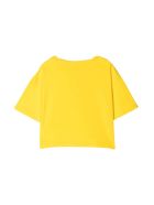 Moschino Yellow Teen T-shirt With Toy Print Moschino Yellow Teen T-shirt With Toy Print - Gialla