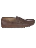 Tod's Logo Stamped Loafers Tod's Logo Stamped Loafers - Brown