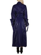 Off-White Navy Blue Trench Coat Off-White Navy Blue Trench Coat - Blu