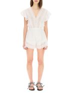 Isabel Marant Étoile Sangallo Cotton Jumpsuit Isabel Marant Étoile Sangallo Cotton Jumpsuit - WHITE (White)