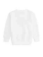 Young Versace Cotton Crew-neck Sweatshirt Young Versace Cotton Crew-neck Sweatshirt - White