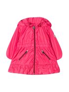 Moncler Fuchsia Parka With Hood Moncler Fuchsia Parka With Hood - Fucsia