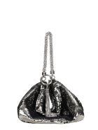 Jimmy Choo Callie Shoulder Bag In Silver Leather Jimmy Choo Callie Shoulder Bag In Silver Leather - silver