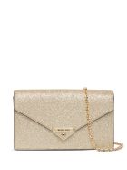 MICHAEL Michael Kors Gold-colored Glittered Soho Crossbody Bag MICHAEL Michael Kors Gold-colored Glittered Soho Crossbody Bag - Metallic