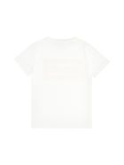 Young Versace Logo Cotton T-shirt Young Versace Logo Cotton T-shirt - White