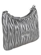 Miu Miu Matelassé Crystal Embellished Shoulder Bag Miu Miu Matelassé Crystal Embellished Shoulder Bag - Cromo