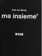 Msgm 'i Don't Know Where But Toghether' T-shirt MSGM 'i Don't Know Where But Toghether' T-shirt - Black