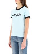 Lanvin T-shirt Logo Embroidery Lanvin T-shirt Logo Embroidery - BLUE
